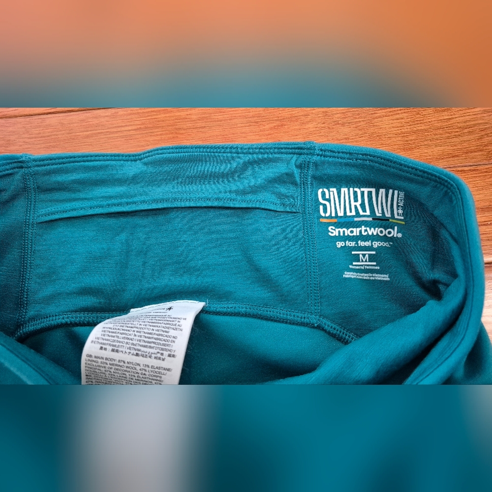 Smartwool Teal Performance Leggings - Picture 10 of 12